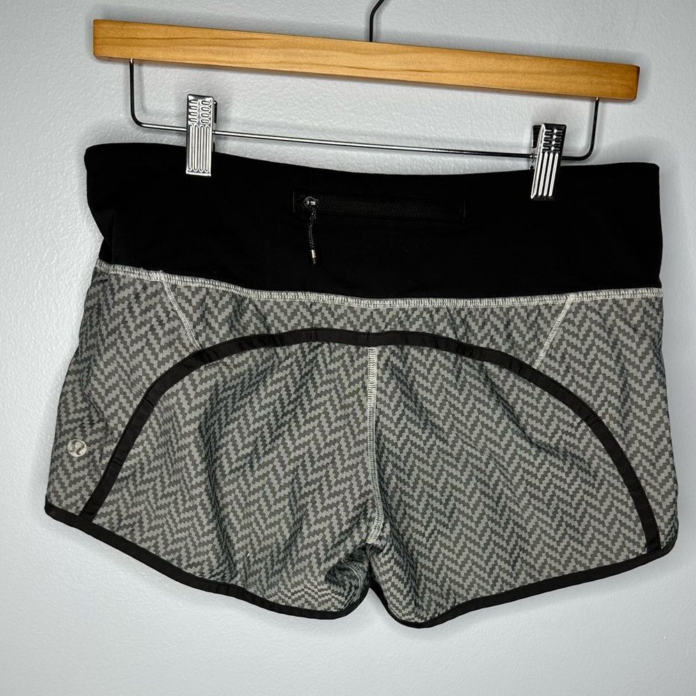 lululemon athletica Black and Gray Jean Shorts
